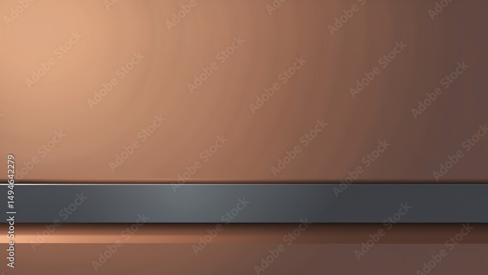 Poster abstract gradient background with dark gray stripe for presentation