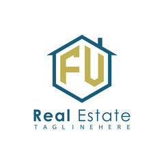 Modern Real Estate Logo &ndash; House, Apartment, Building, Architecture, Construction, Property Investment, Corporate Branding Design
