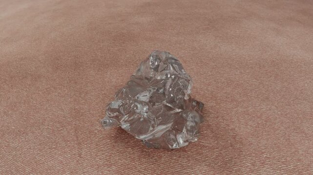Silicon Dioxide Mineral Sample Displayed 