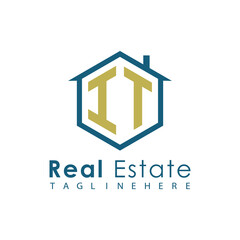 Modern Real Estate Logo – House, Apartment, Building, Architecture, Construction, Property Investment, Corporate Branding Design
