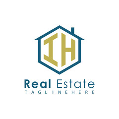 Modern Real Estate Logo – House, Apartment, Building, Architecture, Construction, Property Investment, Corporate Branding Design
