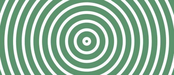 Green and White Concentric Circles Target Pattern with Central Bullseye Design.
