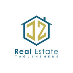 Modern Real Estate Logo – House, Apartment, Building, Architecture, Construction, Property Investment, Corporate Branding Design
