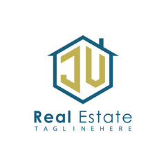 Modern Real Estate Logo – House, Apartment, Building, Architecture, Construction, Property Investment, Corporate Branding Design
