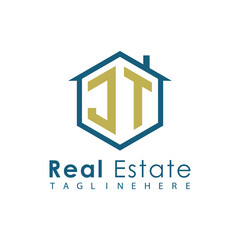 Modern Real Estate Logo – House, Apartment, Building, Architecture, Construction, Property Investment, Corporate Branding Design
