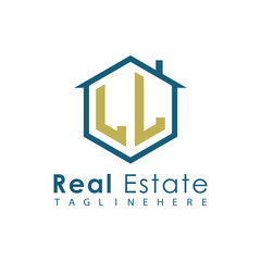 Modern Real Estate Logo – House, Apartment, Building, Architecture, Construction, Property Investment, Corporate Branding Design
