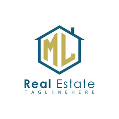 Modern Real Estate Logo – House, Apartment, Building, Architecture, Construction, Property Investment, Corporate Branding Design
