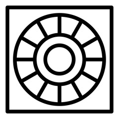 Fototapeta premium ashoka line icon