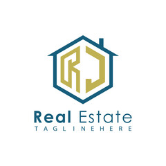 Modern Real Estate Logo – House, Apartment, Building, Architecture, Construction, Property Investment, Corporate Branding Design
