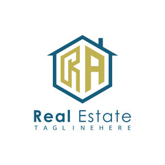 Modern Real Estate Logo – House, Apartment, Building, Architecture, Construction, Property Investment, Corporate Branding Design
