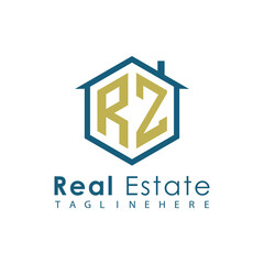 Modern Real Estate Logo – House, Apartment, Building, Architecture, Construction, Property Investment, Corporate Branding Design
