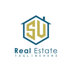 Modern Real Estate Logo – House, Apartment, Building, Architecture, Construction, Property Investment, Corporate Branding Design
