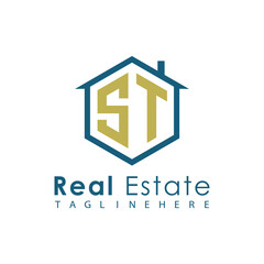 Modern Real Estate Logo – House, Apartment, Building, Architecture, Construction, Property Investment, Corporate Branding Design

