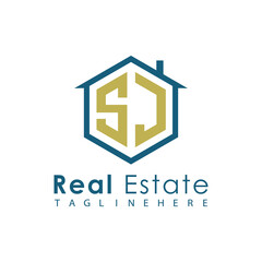 Modern Real Estate Logo – House, Apartment, Building, Architecture, Construction, Property Investment, Corporate Branding Design
