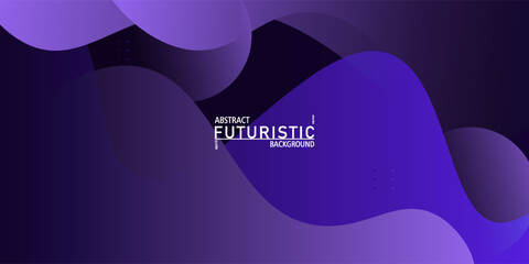 Abstract blue and purple shadow 3D background. Overlapping wave pattern design. Vector Eps10