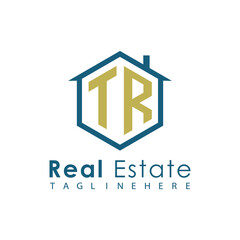 Modern Real Estate Logo – House, Apartment, Building, Architecture, Construction, Property Investment, Corporate Branding Design
