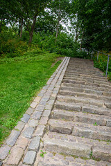 Sunny summer park in Germany