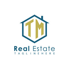 Modern Real Estate Logo – House, Apartment, Building, Architecture, Construction, Property Investment, Corporate Branding Design
