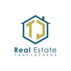 Modern Real Estate Logo – House, Apartment, Building, Architecture, Construction, Property Investment, Corporate Branding Design
