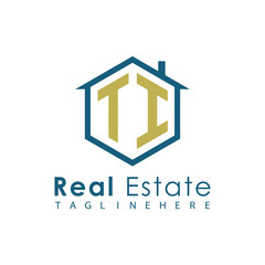 Modern Real Estate Logo – House, Apartment, Building, Architecture, Construction, Property Investment, Corporate Branding Design
