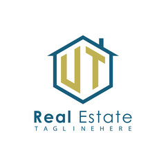 Modern Real Estate Logo – House, Apartment, Building, Architecture, Construction, Property Investment, Corporate Branding Design
