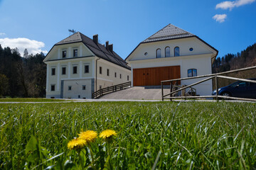 Visoko mansion in Poljane in Slovenia