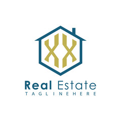 Modern Real Estate Logo – House, Apartment, Building, Architecture, Construction, Property Investment, Corporate Branding Design
