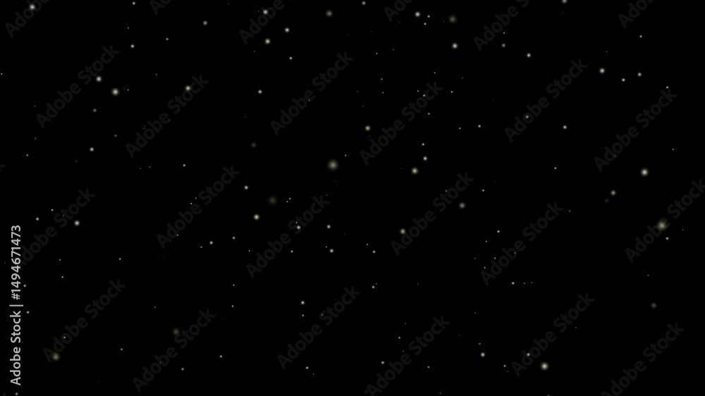 Poster abstract bokeh sparkle background with glowing light dots black, creating dreamy, magical, and tranq