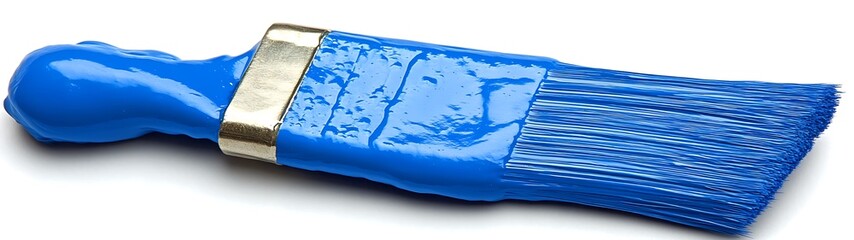 Blue paintbrush