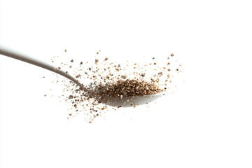 a spoon with a spoon full of food