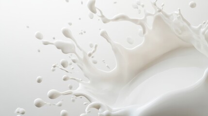 Creamy Milk Splash, Liquid Texture, Food Photography Dairy, Splashing