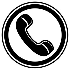 black phone icon
