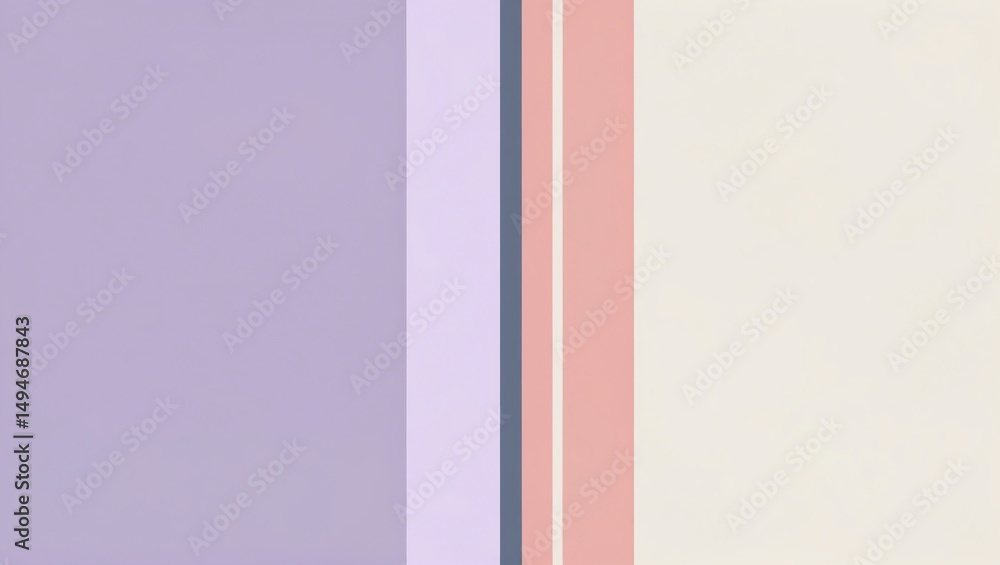 Poster abstract color block background with pastel shades and minimalist design