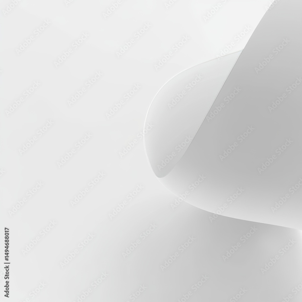 Poster the template features a realistic mockup with a blank set on a neumorphism background, specifically 