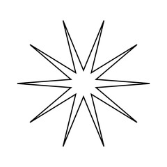 Sparkle vector icon. Shine symbol illustration. star sign or logo.