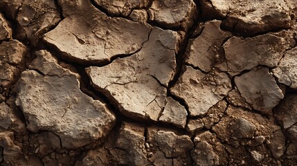 Dry Cracked Soil Texture : Suitable for Be Used as Background and Content in Any Project (Print, Graphic Design, Blog Posts, Social Media Posts or Website Related to Environment Theme)
