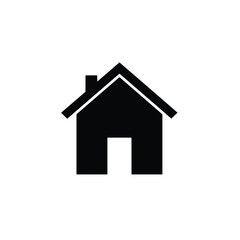 Home icon vector, Real estate house icon. vector illustration 