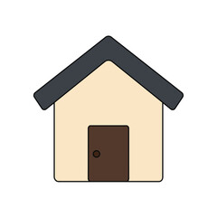 House icon. Graphic template. Vector illustration