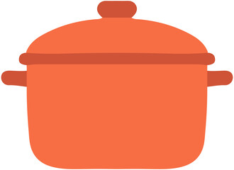 Cute Red Cooking Pot  