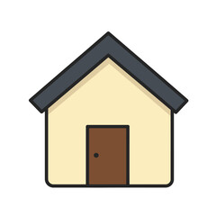 House icon. Graphic template. Vector illustration