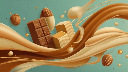 National Creamy Pralines Day, illustration