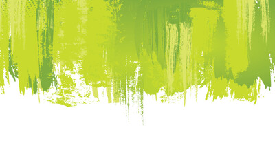 Bright Green Paint Stroke Texture Background