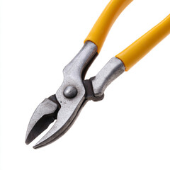 a pair of pliers with yellow handles