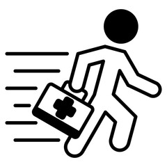 First Aid Icon Black