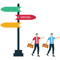 Wrong Decision Business Mistake