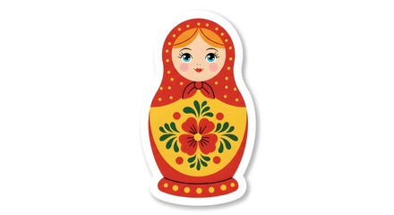Matryoshka Doll Sticker