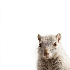 Obraz premium a small squirrel sitting on top of a table