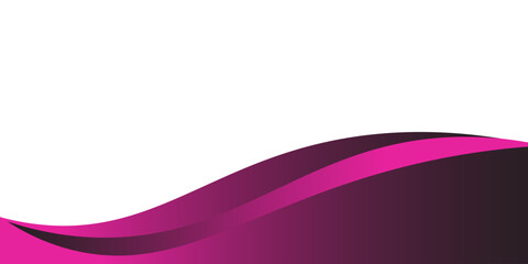Modern abstract wave background with pink, purple, and black gradient curves. Clean design ideal for banners, presentations, or web headers.