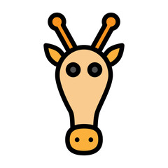 Graffe Vector Filled Icon Design