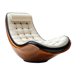 Elegant Swivel Chair on transparent background